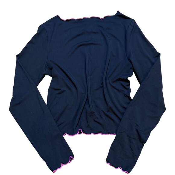 Hello Kitty‎ & Friends X Forever 21 Black Long Sleeve Top Size L - Picture 3 of 7